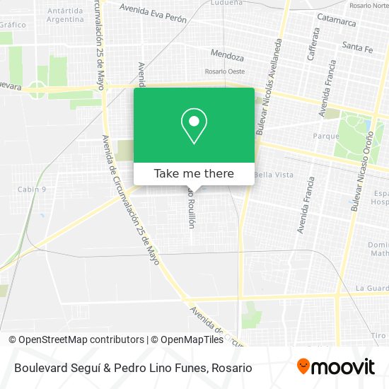 Boulevard Seguí & Pedro Lino Funes map