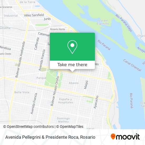 Mapa de Avenida Pellegrini & Presidente Roca