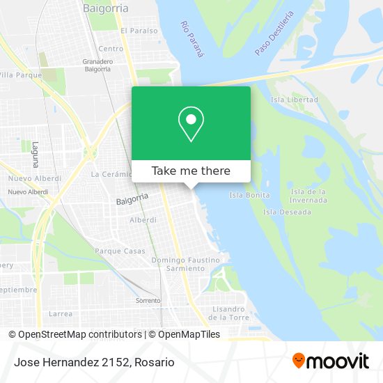 Jose Hernandez 2152 map