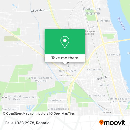 Mapa de Calle 1333 2978