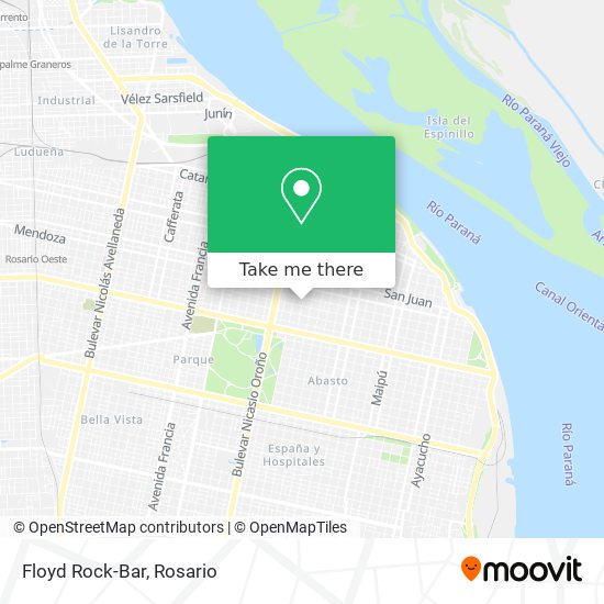 Mapa de Floyd Rock-Bar
