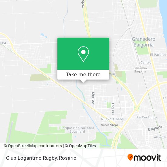 Club Logaritmo Rugby map