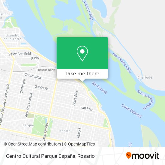 Mapa de Centro Cultural Parque España