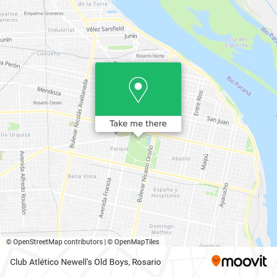 Club Atlético Newell's Old Boys map