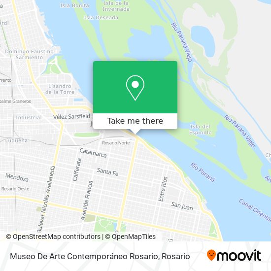 Museo De Arte Contemporáneo Rosario map