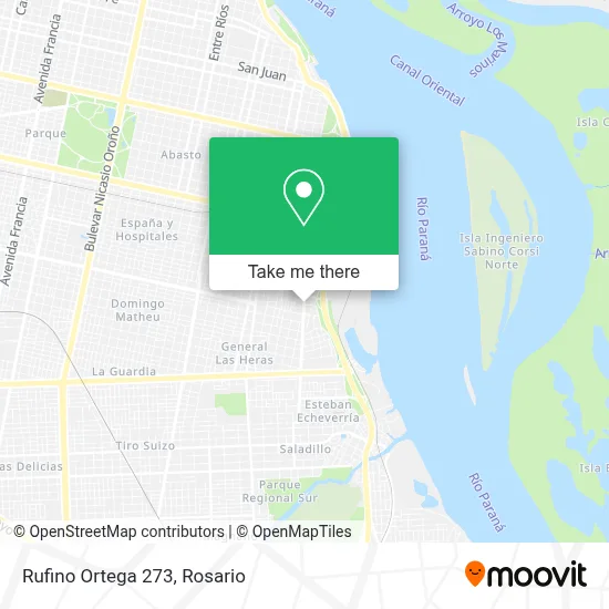 Rufino Ortega 273 map