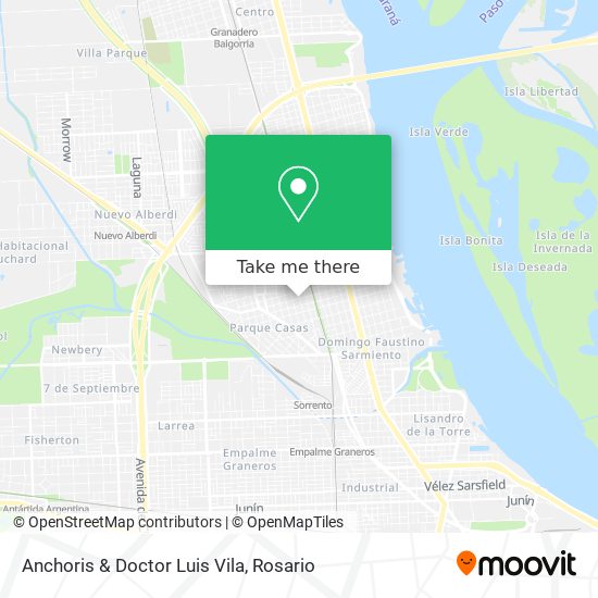 Anchoris & Doctor Luis Vila map