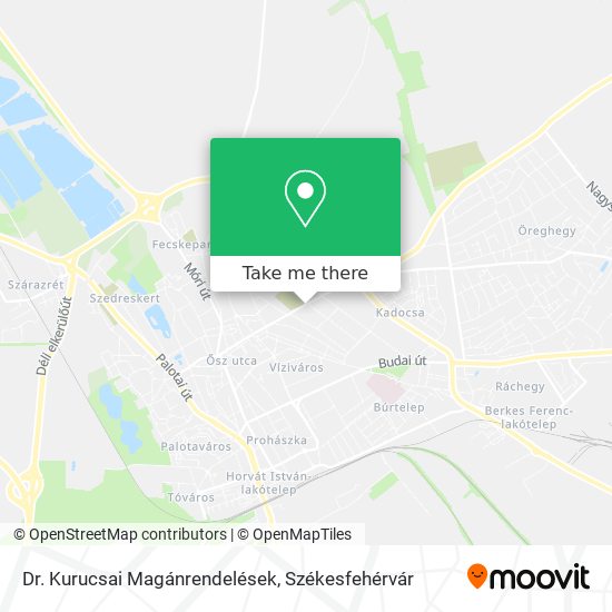 Dr. Kurucsai Magánrendelések map