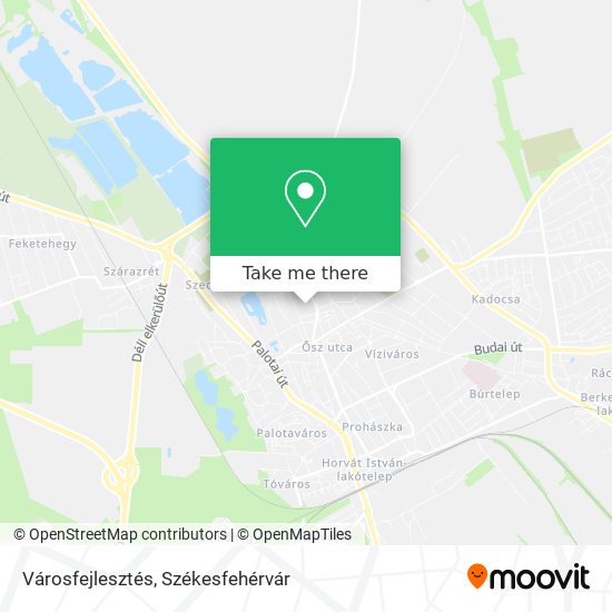 Városfejlesztés map