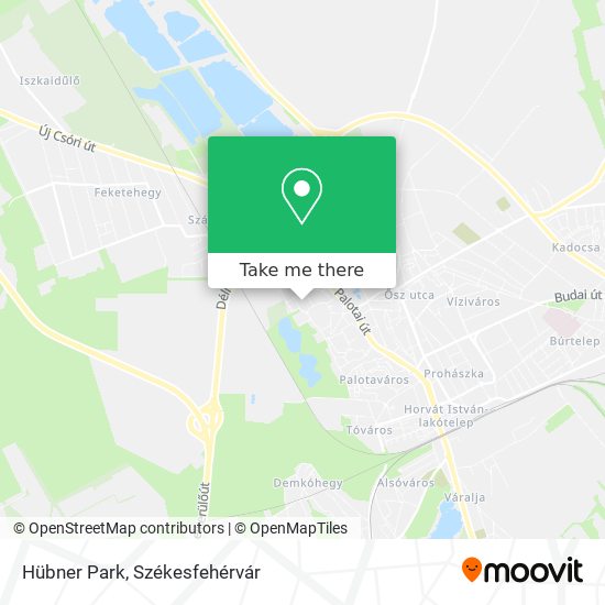 Hübner Park map