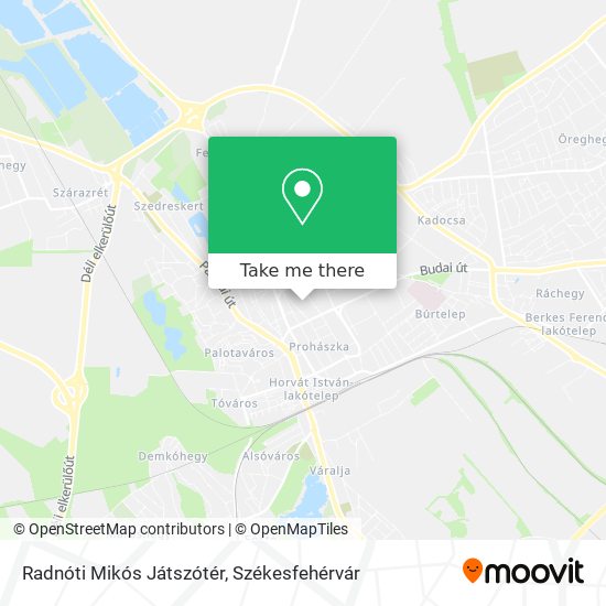 Radnóti Mikós Játszótér map