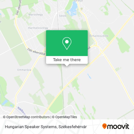 Hungarian Speaker Systems map