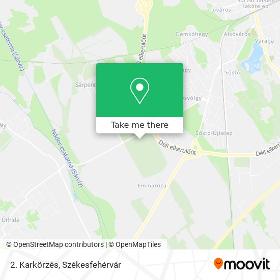 2. Karkörzés map