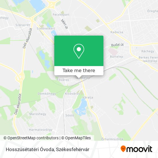 Hosszúsétatéri Óvoda map