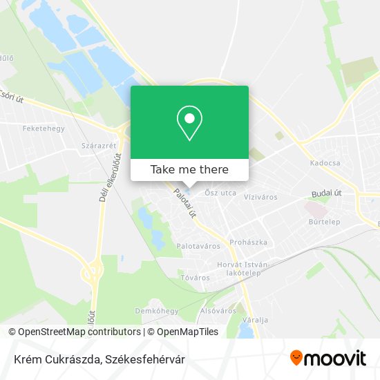 Krém Cukrászda map