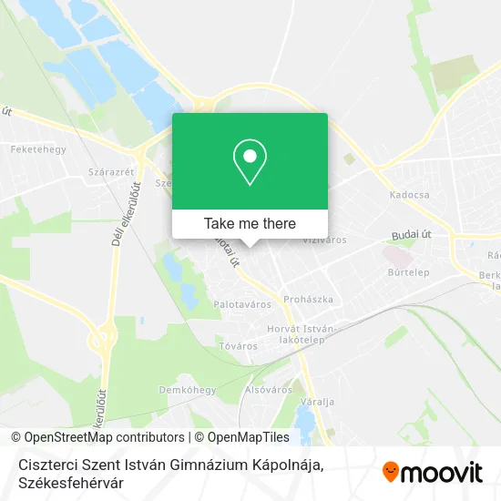 Ciszterci Szent István Gimnázium Kápolnája map