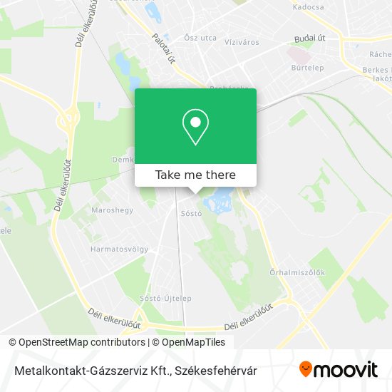 Metalkontakt-Gázszerviz Kft. map