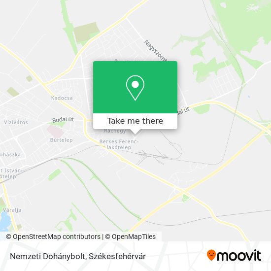 Nemzeti Dohánybolt map
