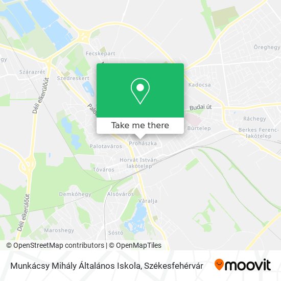 Munkácsy Mihály Általános Iskola map