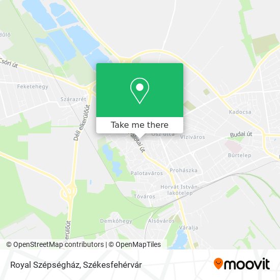 Royal Szépségház map