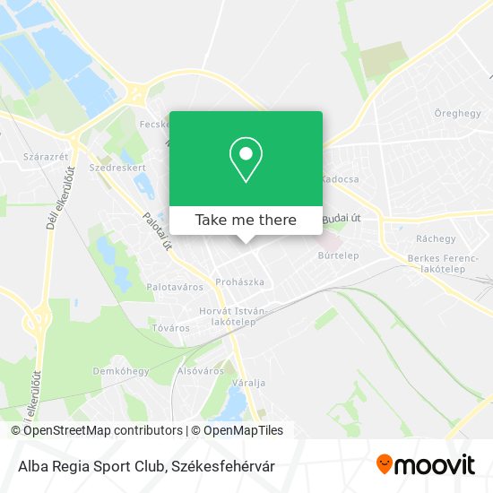 Alba Regia Sport Club map