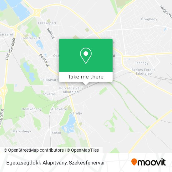 Egészségdokk Alapítvány map