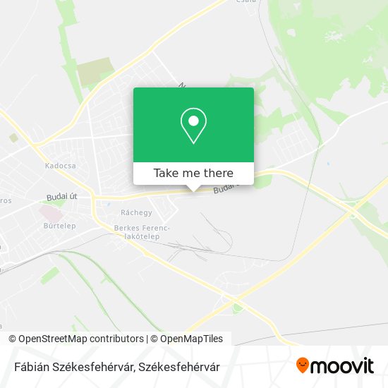 Fábián Székesfehérvár map
