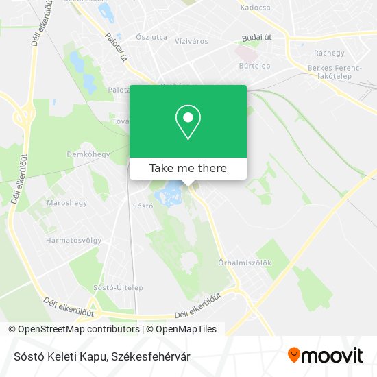 Sóstó Keleti Kapu map