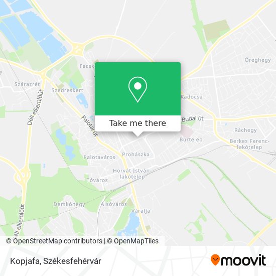 Kopjafa map