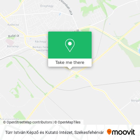 Türr István Képző és Kutató Intézet map