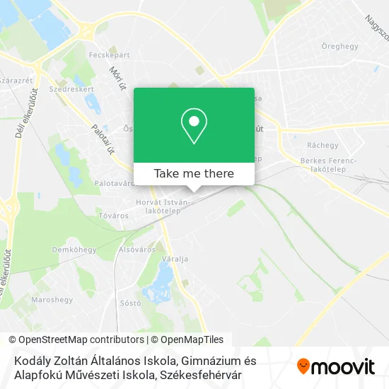 Kodály Zoltán Általános Iskola, Gimnázium és Alapfokú Művészeti Iskola map