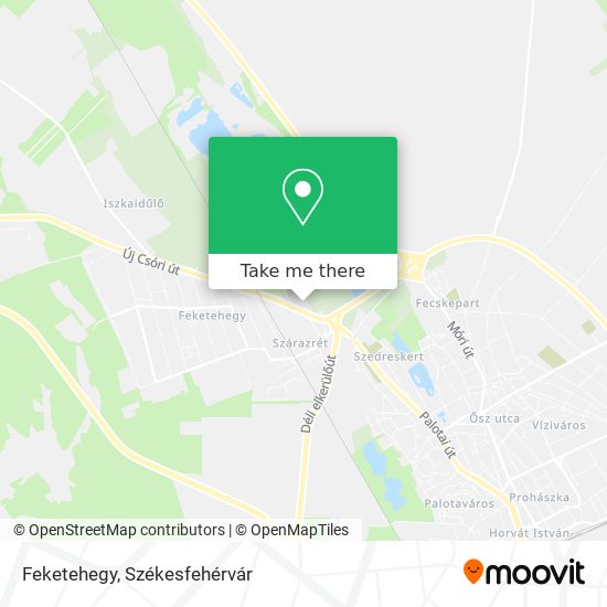Feketehegy map