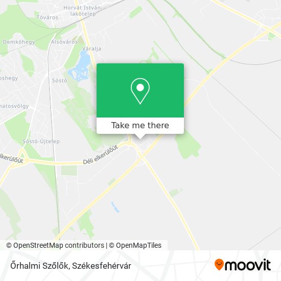 Őrhalmi Szőlők map