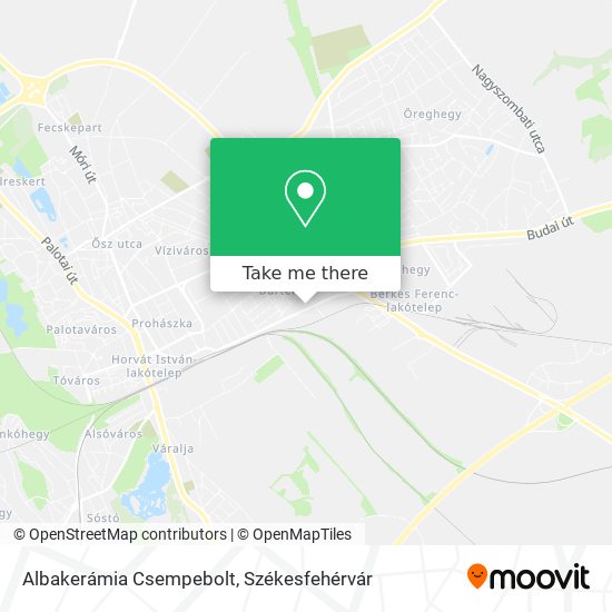 Albakerámia Csempebolt map