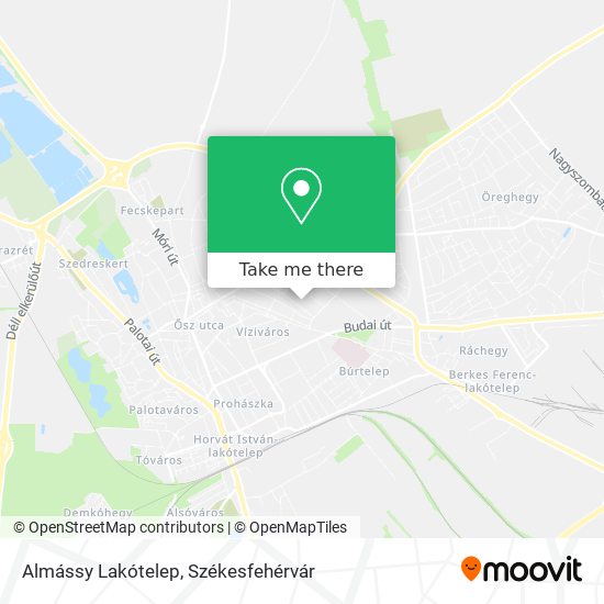 Almássy Lakótelep map