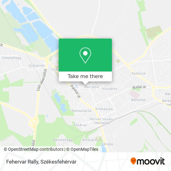 Fehervar Rally map