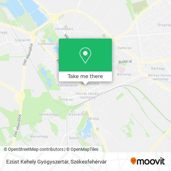 Ezüst Kehely Gyógyszertár map