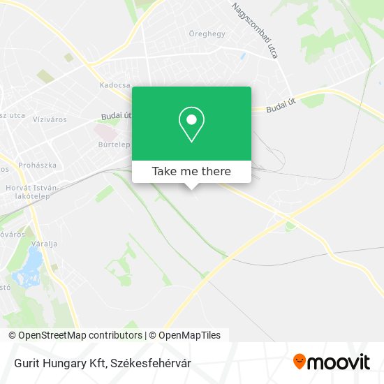 Gurit Hungary Kft map