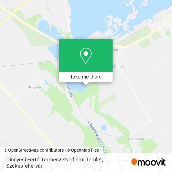 Dinnyési Fertő Természetvédelmi Terület map