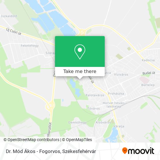 Dr. Mód Ákos - Fogorvos map