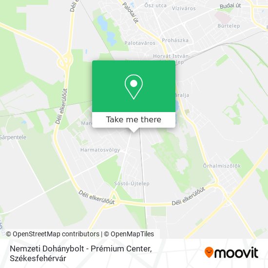 Nemzeti Dohánybolt - Prémium Center map