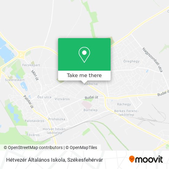 Hétvezér Általános Iskola map