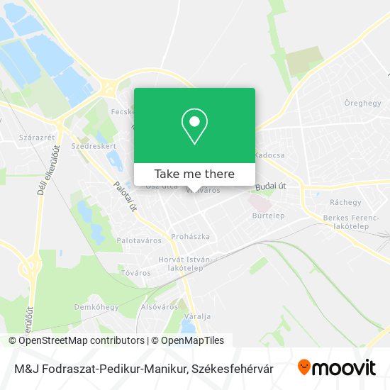 M&J Fodraszat-Pedikur-Manikur map