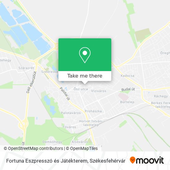Fortuna Eszpresszó és Játékterem map