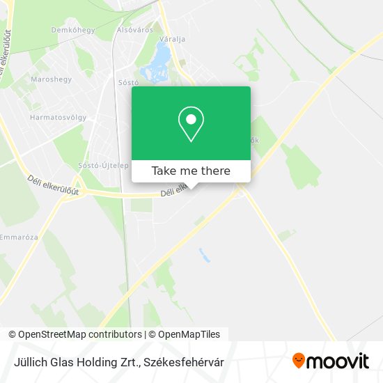 Jüllich Glas Holding Zrt. map