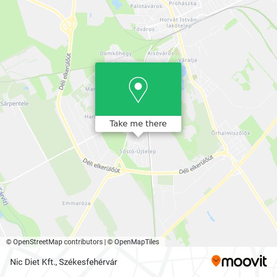 Nic Diet Kft. map