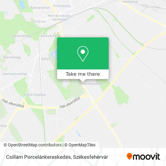 Csillám Porcelánkereskedés map