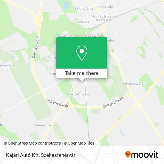 Kajári Autó Kft map