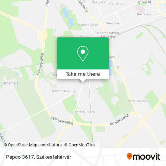 Pepco 3617 map