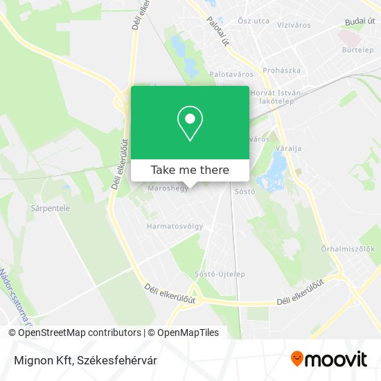 Mignon Kft map